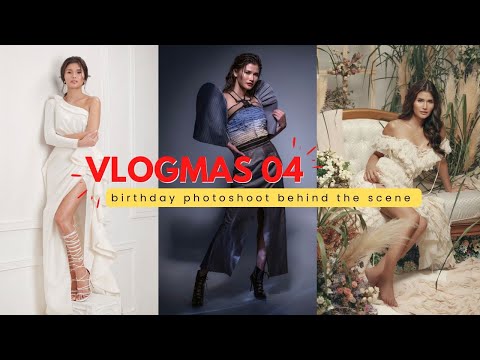 Vlogmas: Birthday Photoshoot behind the scene | Jen Barangan