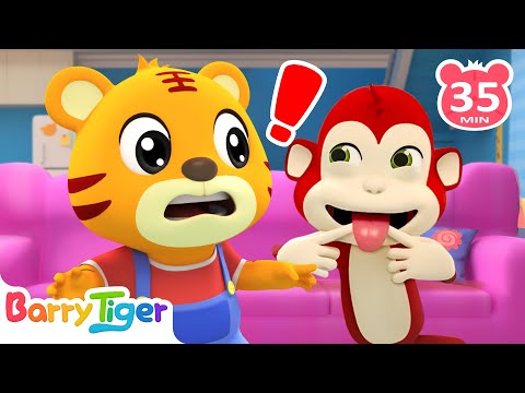 調皮的小猴子🐒😜｜大合集📚｜經典熱門兒歌🎶｜Kids Song🎵｜動畫✨｜童謠｜貝樂虎中文｜Nursery Rhymes