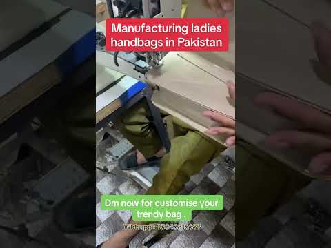 Stitching bags in pakistan #bags #handmade #manufacturing #stitching #ladiesfashion #bagmaker