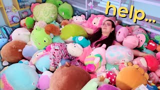 organizing my ENTIRE Squishmallow collection