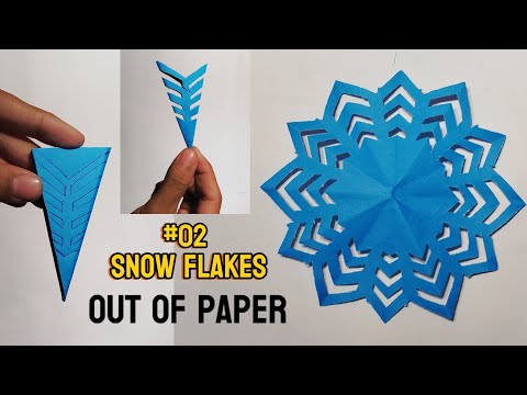 Paper Snowflakes #02 - Easy Paper Snowflakes How to Make Snow Flakes Out of Paper