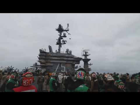 Aboard the Aircraft Carrier USS Harry S. Truman in the North Sea