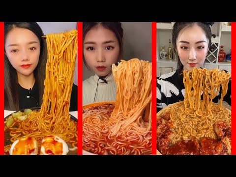 면 먹방 중국 먹방 中國モッパン 声控咀嚼音中國吃播 | MUKBANG SPICY NOODLE MUKBANG COMPILATION CHINESE FOOD | Ep86