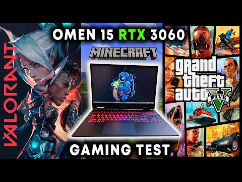 HP Omen 15 Gaming Test Ryzen 7 5800H + RTX 3060 Benchmarks