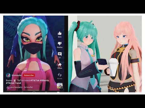 [MMD Talkloid] Miku and Luka react to Iampolar