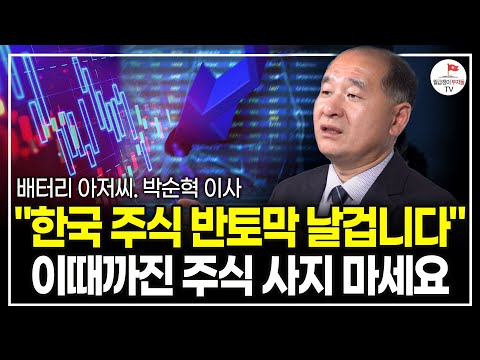 믿지 못하겠지만 한국 증시 반토막 날겁니다. 금투세 절대 막아야 합니다 (배터리 아저씨 박순혁 이사)