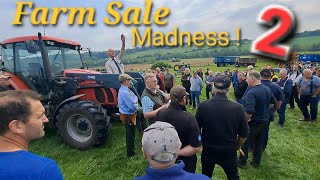 Farm Sale Madness 2" Auction Fever!" Farm Machinery Ford Tractors, Massey, Claas  John Deere