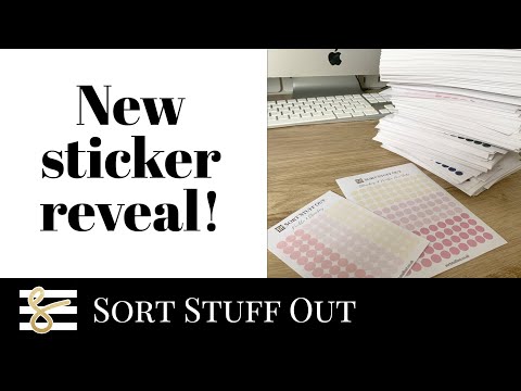 Sticker Unboxing and Reveal - Behind the Scenes - Small Business Diary - UK Planner Shop