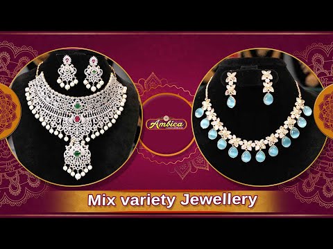 Mix Variety Jewellery Collection  | One Gram Gold Jewellery | Ambica fashion Jewellery