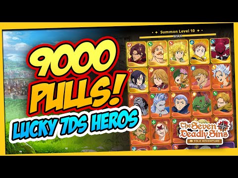 🔥9000 LUCKY PULLS 7DS HEROES | SEVEN DEADLY SINS IDLE