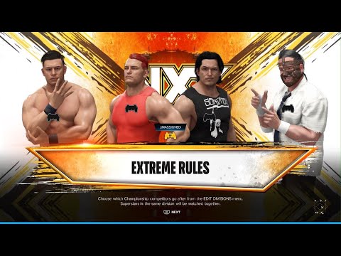 WWE 2K24 AWA Wrestling: Fatal 4 way elimination match