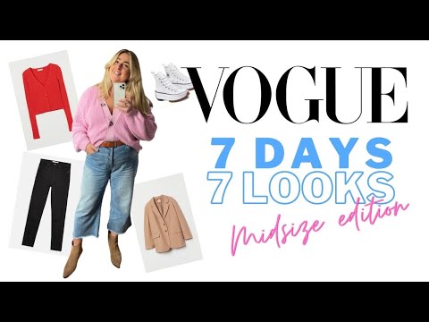 Midsize fashion looks for Fall | 7 Days 7 Looks Vogue