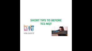 TCS NQT 2022 batch tips # tcs # nqt #preparation