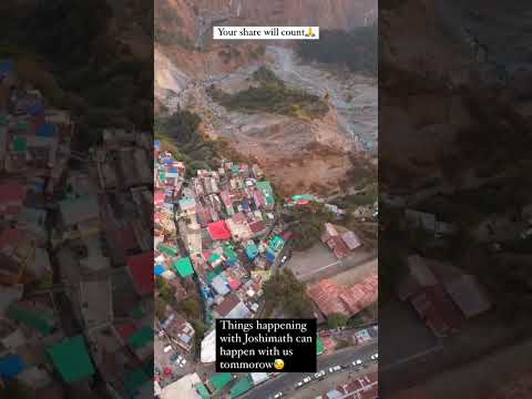 joshimath news landslide | joshimath  rad alert #viral #shorts #ytshort #uttarakhand #joshimath