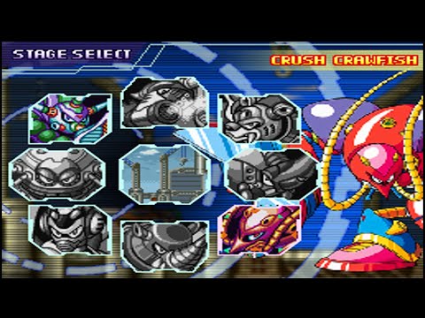 MegaMan X3: Zero Playable V4.4 ~ 100% Part 8 (Crush Crawfish) 4K