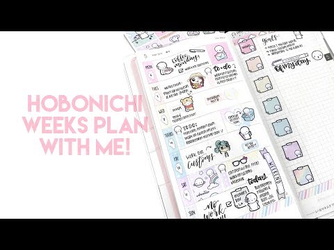 Hobonichi Weeks Plan With Me (Pastel Galaxy Kit)