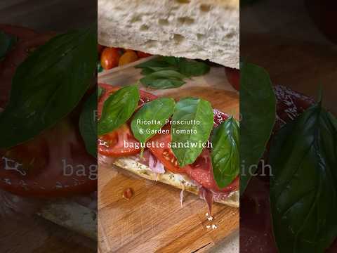 Who’s ready for tomato season!? #asmr #recipe #sandwich #easy #tomato