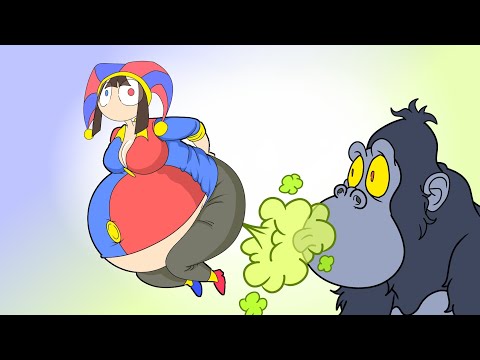 Pomni Big Belly Balloon Burst the Amazing Digital Circus Animated Comedy Hilarious Cartoon