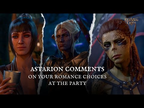 Astarion Sassy Comments on Spending the Night with Minthara, Lae'zel, Shadowheart | Baldur's Gate 3