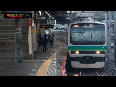 常磐線 E231系マト114編成 日暮里発車