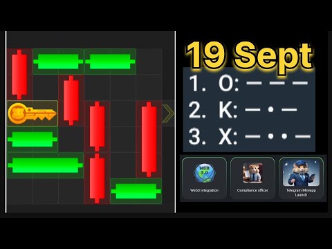 today mini game | 19 September Mini game | today combo card | hamster 19 Sept game