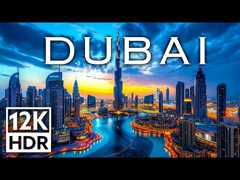 Dubai 12K Video Ultra HD - Dolby Vision HDR - UAE Drone View ( 2024 )