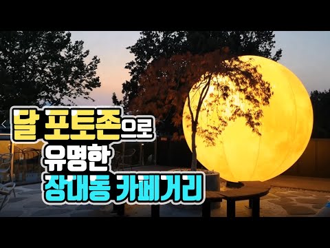 달 포토존으로 유명한, 대전 장대동 카페거리 VLOG ☕️