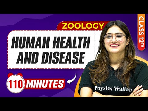 Human Health And Disease in n 83 Minutes | Class 12th Zoology | Mind Map Series