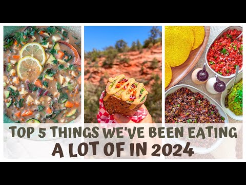 TOP 5 THINGS WE LOVE TO EAT IN 2024 • RAW FOOD VEGAN