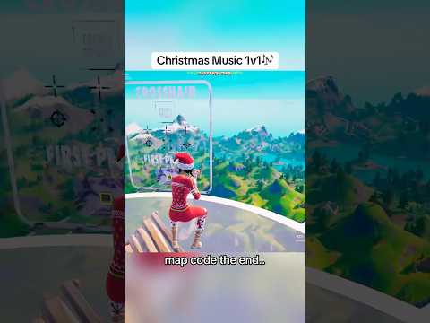 Christmas 1v1 Map in Fortnite!😳 #fortniteshorts