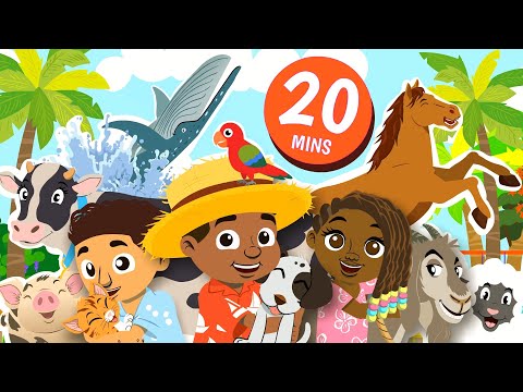 Kids Learning Videos | Fun Animal Nursery Rhymes & Sea Animal Songs - BOOMKNOO