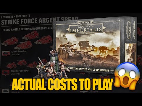 The Actual Costs to Play Legions Imperialis is Pretty Wild (3,000 Points)