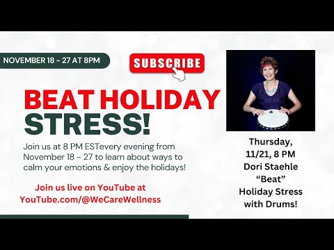 Beat Holiday Stress with Dori Staehle - Drum Chick!