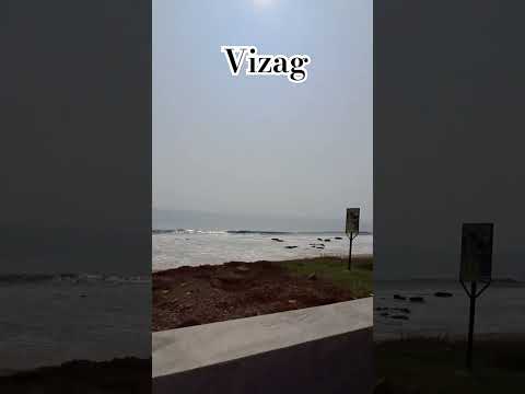 Vizag + Beach #visakhapatnam #shorts