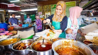 Street Food Malaysia 🇲🇾 NASI KERABU + Malay Food Tour in Kelantan, Malaysia!