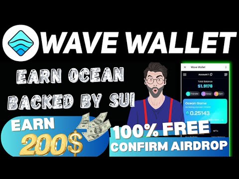 WAVE WALLET step by step guide | 100% confirm airdrop backed by SUI | Online earning