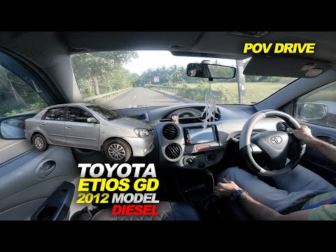 TOYOTA ETIOS 1.4 DIESEL | 2012 MODEL | POV TEST DRIVE | ASMR | ETIOS SEDAN | POV DRIVE