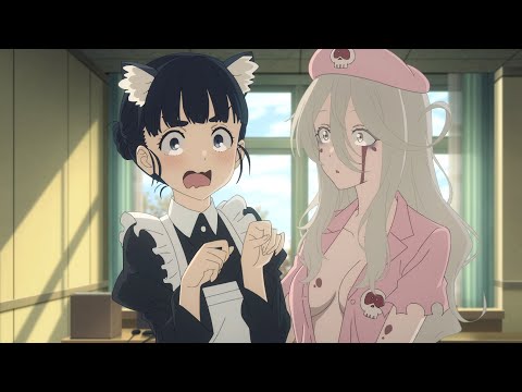 Tiara as a CUTE Neko Maid | Makeine: Too Many Losing Heroines! - Episode 10