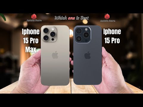 Iphone 15 Pro Max vs Iphone 15 Pro  Full comparison ⚡Which one is Best