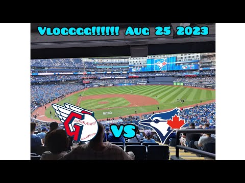 Blue Jays Vs Guardians VLOGGGGG!!!!!!! August 25th 2023 MUST WATCH