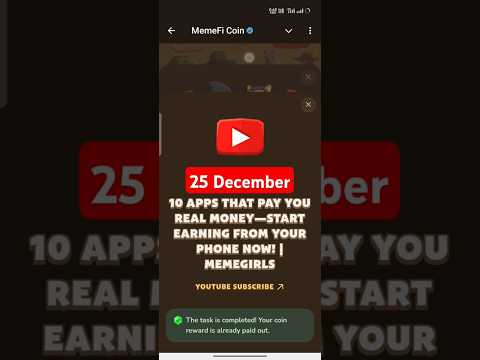 10 Apps That Pay You REAL Money—Start Earning from Your Phone Now! | MemeGirls #moneymaking #memefi