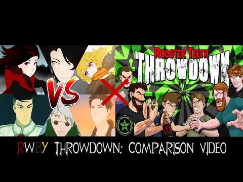 RWBY Throwdown: Comparison VIdeo