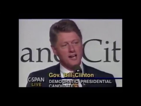 Bill Clinton's Sister Souljah moment - JUNE 13, 1992