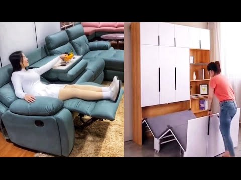 SPACE SAVING FURNITURE IDEAS for Small House | Multifunctional Furniture| Smart Bed Technology