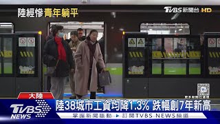 陸經濟趨緩 美學者: 2.8億Z世代人很悲觀｜TVBS新聞 @TVBSNEWS01