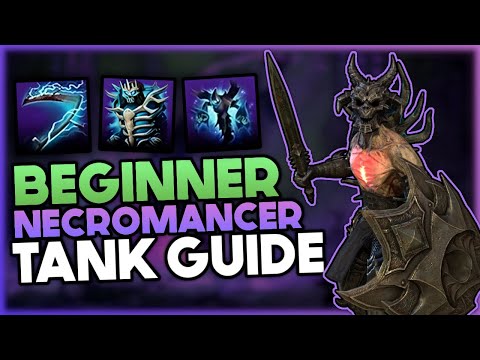 ESO Beginner Necromancer Tank Guide & Build for PvE | Sets, Skills, CP etc. | Update 44