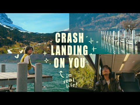 visiting the town where they filmed crash landing on you // interlaken, switzerland