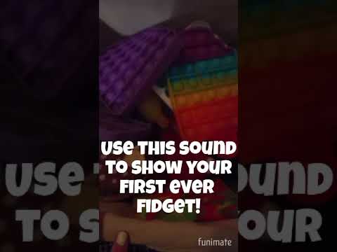 Use this sound to show you first ever fidget! #shorts #fidgets #fidgettoys