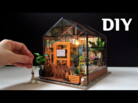 DG104 홈 가드닝/캐시의 플라워 하우스/Cathy's Flower House/DIY Miniature Dollhouse kit/miniatureminirose/미니어처 미니로즈