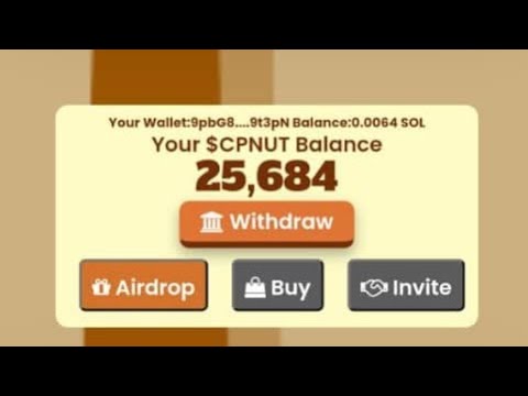 CPNUT AIRDROP IS BACK BUT ONLY FOR FIRST 5000 USERS